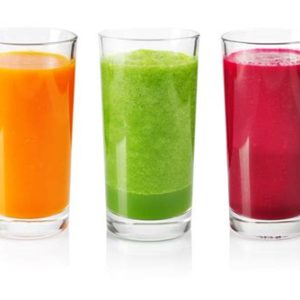 Orange, Avocado, Beetroot juice